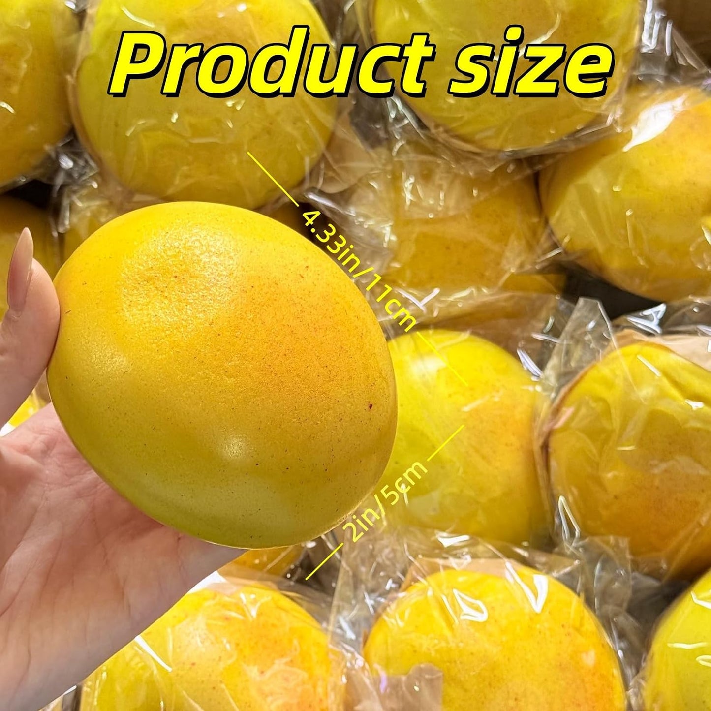 Bread Slow Rising Squishy Toy, Soft Foam Stress Relief Squeeze Fidget | Sticky Food Squishies in Butter and Cheese Style for Desk Decor or Gift (Yellow)