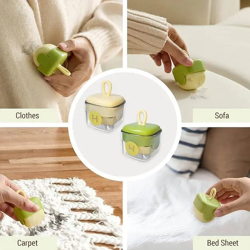 Mini Reusable Lint Roller - Washable Lint Remover. Portable Pet Hair Remover for Clothes, Ideal for Travel & Home Use