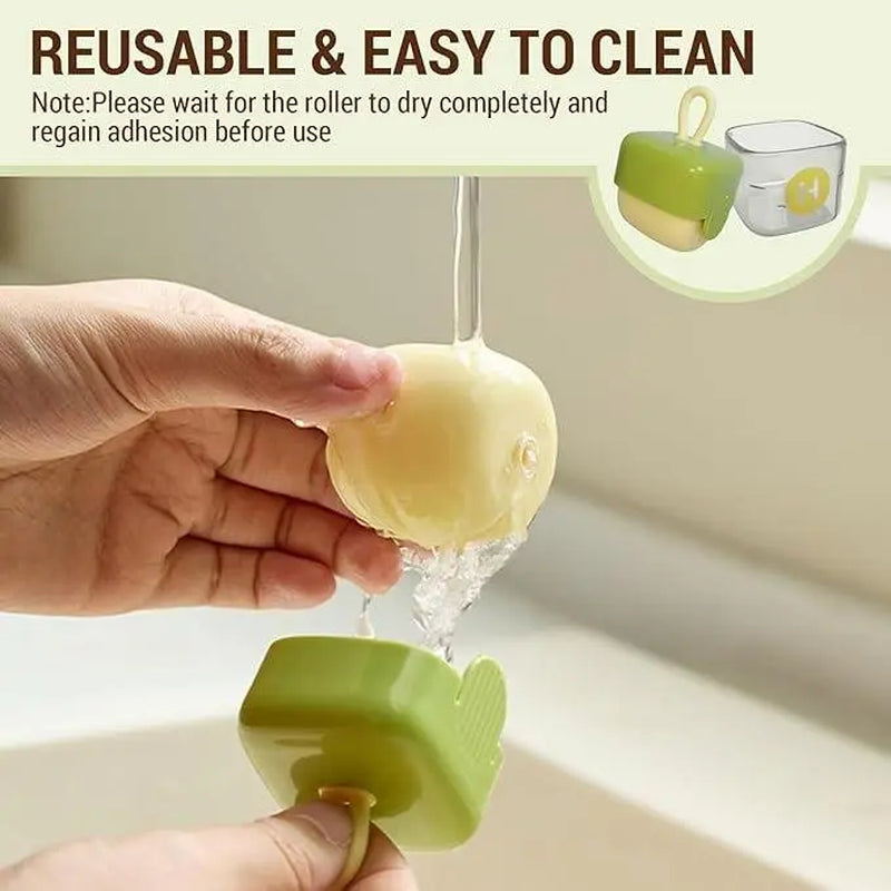 Mini Reusable Lint Roller - Washable Lint Remover. Portable Pet Hair Remover for Clothes, Ideal for Travel & Home Use