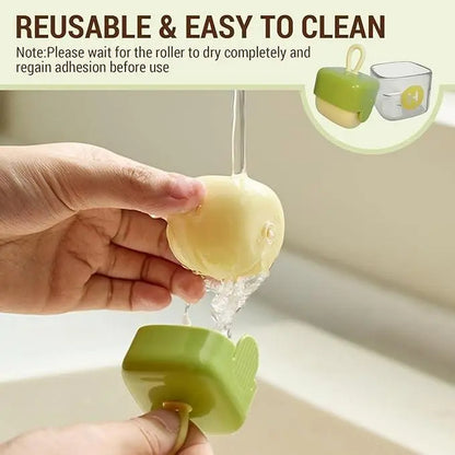 Mini Reusable Lint Roller - Washable Lint Remover. Portable Pet Hair Remover for Clothes, Ideal for Travel & Home Use